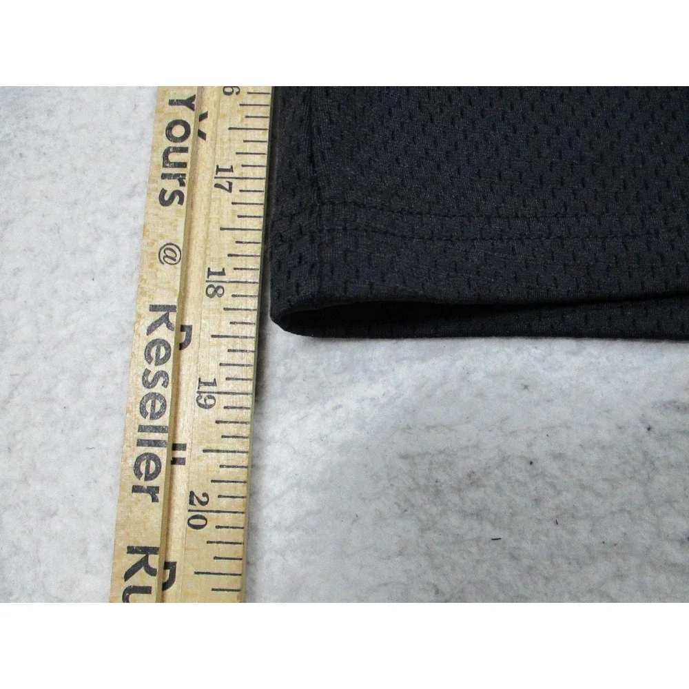 Gymshark Shorts Mens S Black Mesh Athletic Gym Training‎ Basketball Zip Pockets